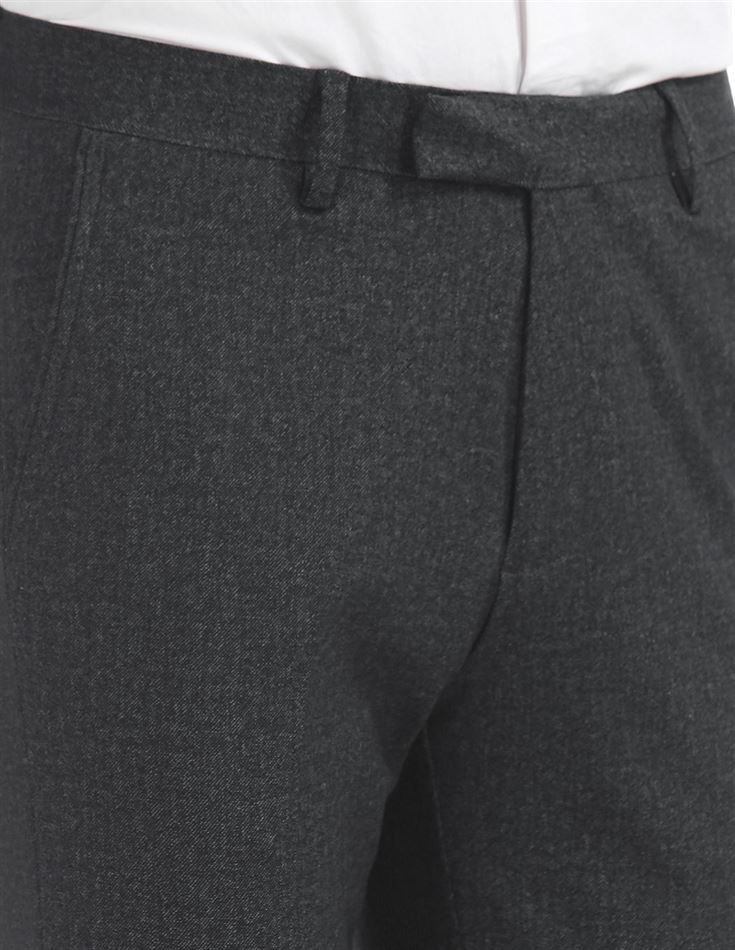 U.S. Polo Assn. Men Textured Formal Wear Trousers